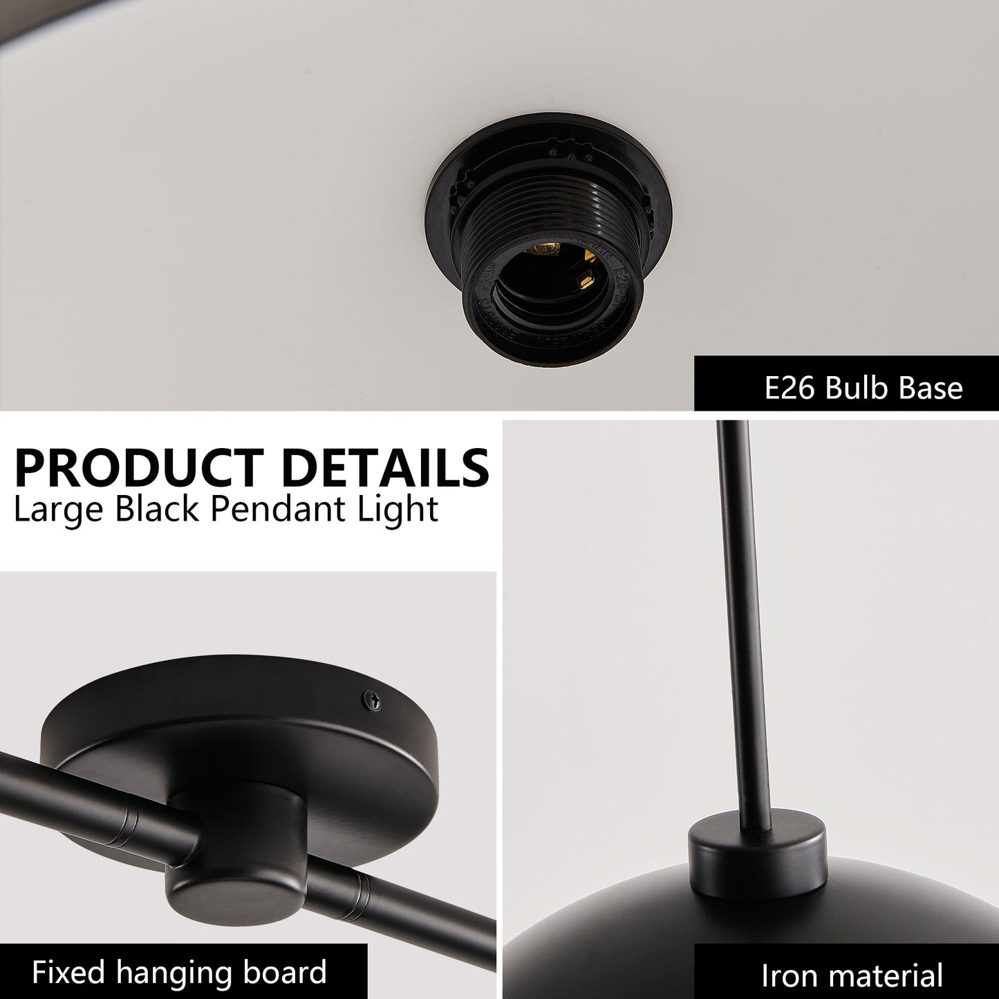 Industrial Modern Black Double Pendant Light – Adjustable Ceiling - l'Ame du temps