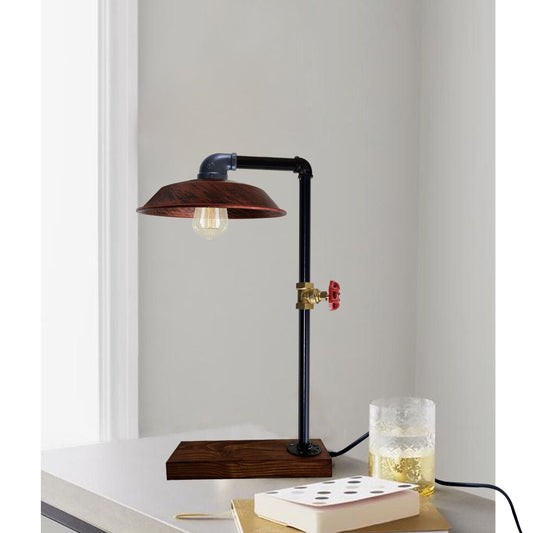 Industrial  Vintage Retro Steampunk Water Pipe Style Bedside Table - l'Ame du temps