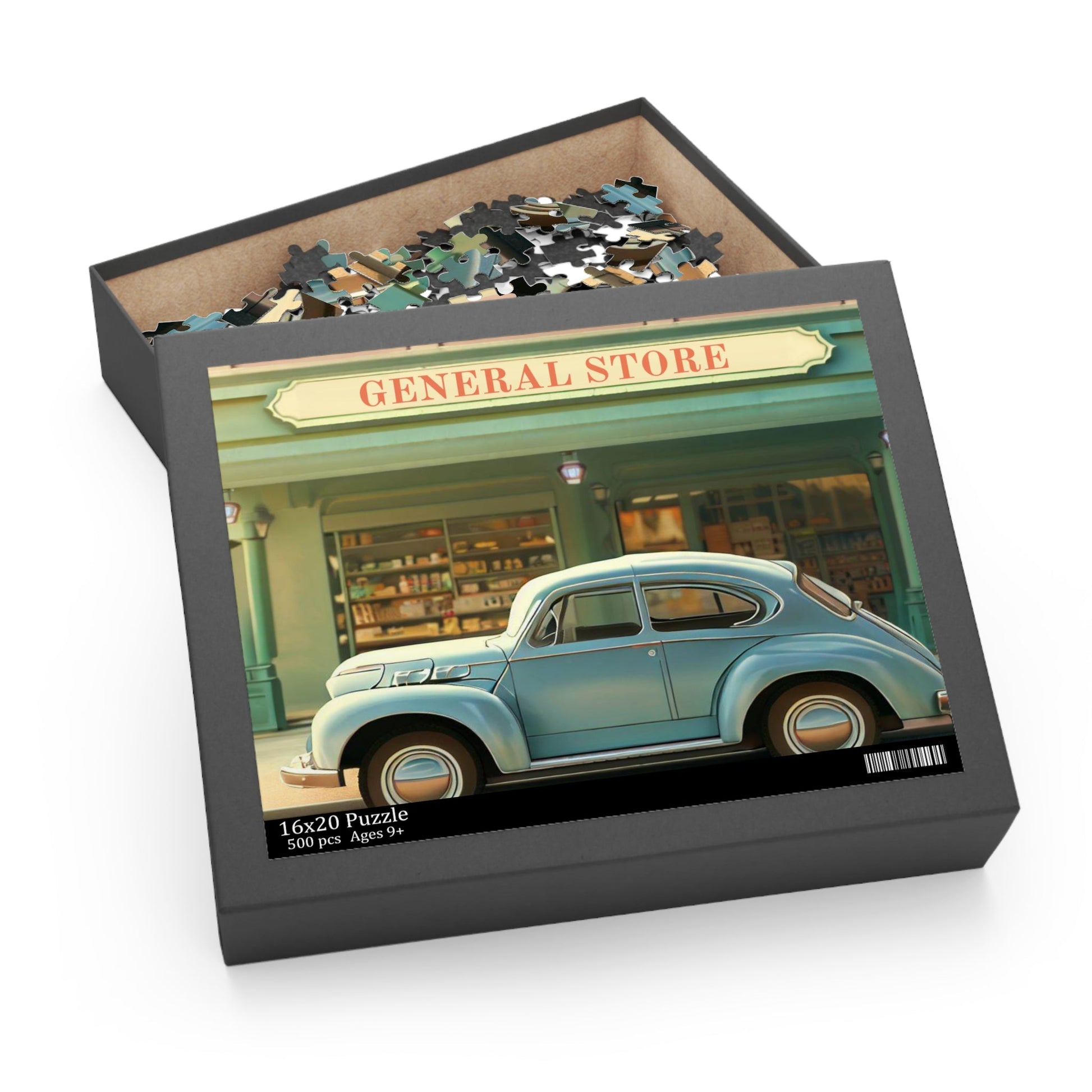 Retro General Store Front Jigsaw Puzzle 500-Piece - l'Ame du temps
