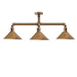 Ceiling Light Retro Vintage Industrial Flush Mount Brushed Copper Pipe - l'Ame du temps 