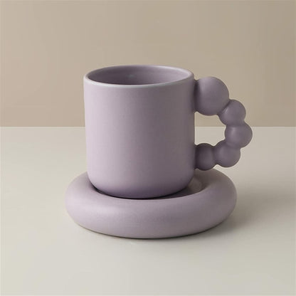 Retro Ceramic Mug Set - l'Ame du temps 