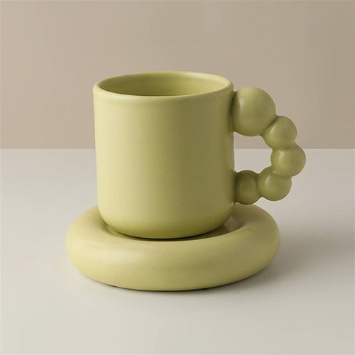 Retro Ceramic Mug Set - l'Ame du temps 