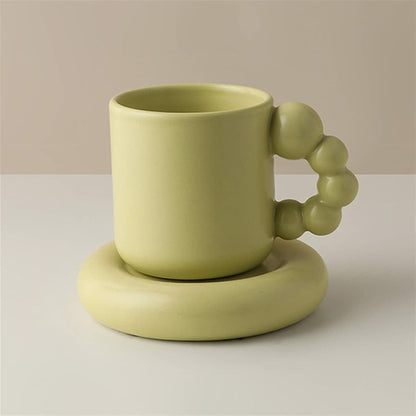 Retro Ceramic Mug Set - l'Ame du temps 