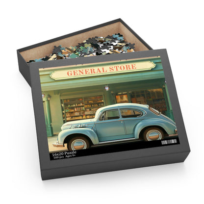 Retro General Store Front Jigsaw Puzzle 500-Piece - l'Ame du temps 