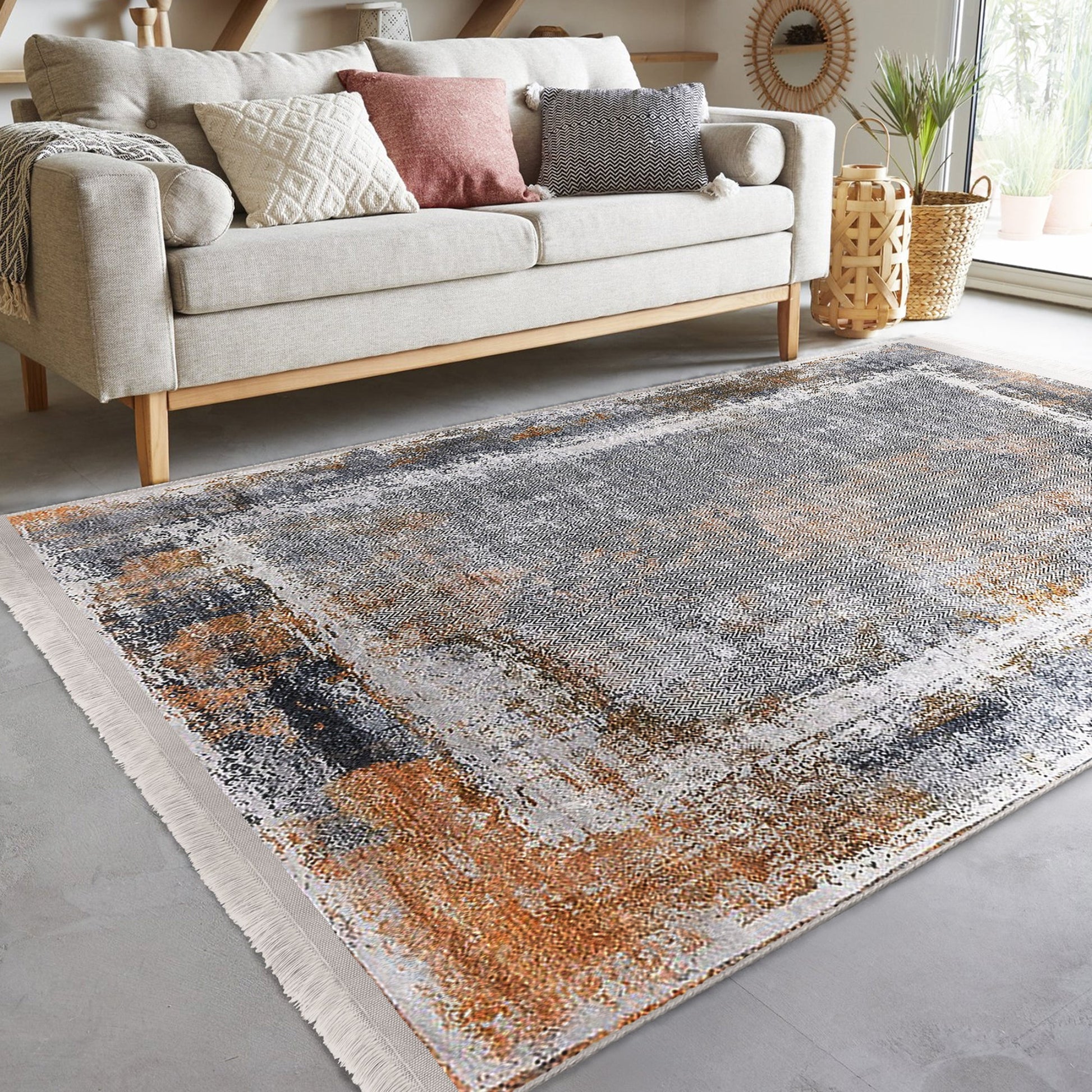 Retro Classic Washable Rug | Homeezone - l'Ame du temps 