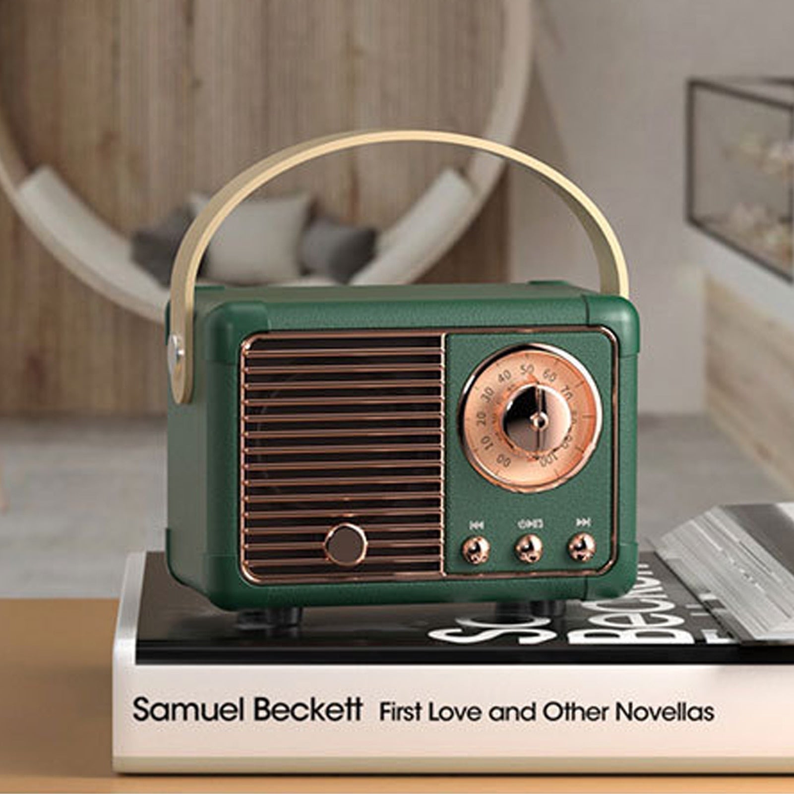 Bluetooth Compact Retro Speakers with Radio - l'Ame du temps 