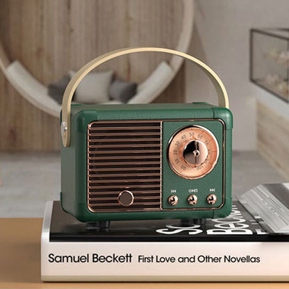 Bluetooth Compact Retro Speakers with Radio - l'Ame du temps 