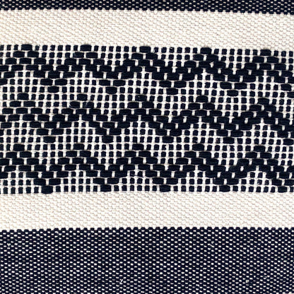 Zig Zag Accent Cotton Pillow Cover. - l'Ame du temps 