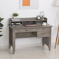 HOMCOM Computer Desk with Drawer,Storage Hutch,Home Office Writing - l'Ame du temps 
