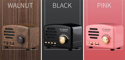 Retro Wireless Mini Speakers Stereo Bluetooth Speakers - l'Ame du temps 