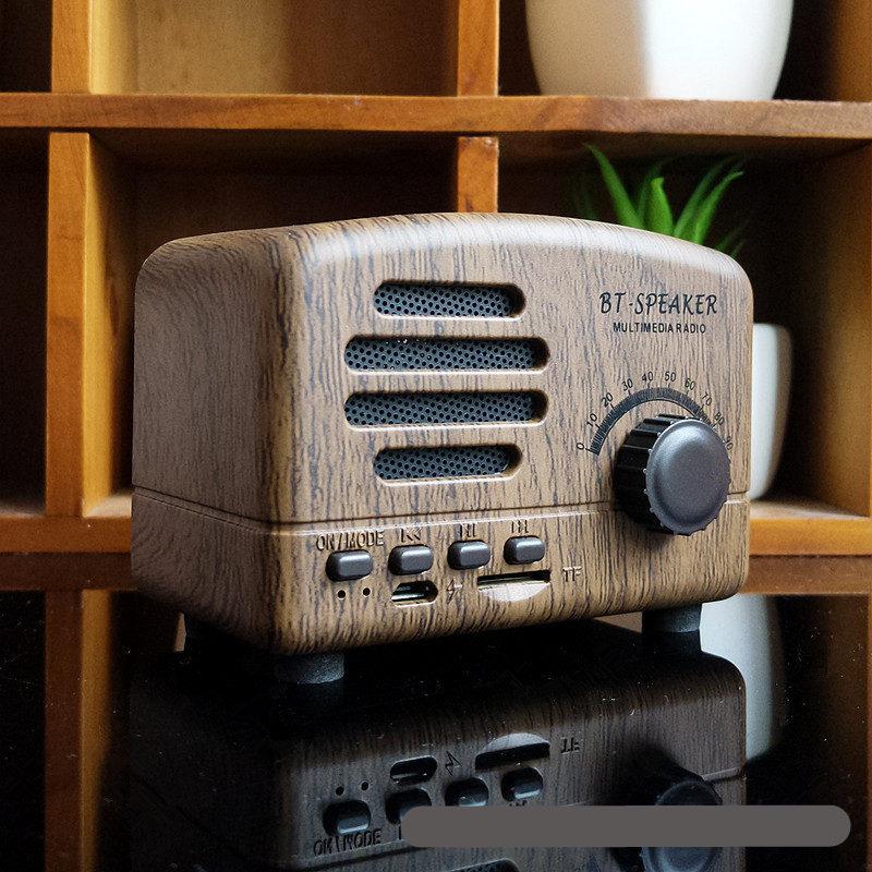 Retro Wireless Mini Speakers Stereo Bluetooth Speakers - l'Ame du temps 