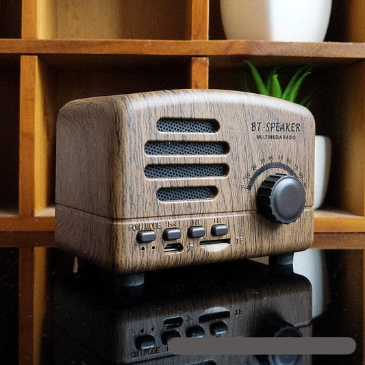Retro Wireless Mini Speakers Stereo Bluetooth Speakers - l'Ame du temps 