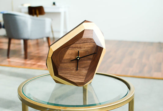 Geometric Wall & Table Clock - l'Ame du temps 