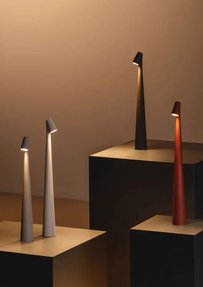 Nordic Portable Table Beside Lamp, Modern Dimmable LED Nursery Light - l'Ame du temps 