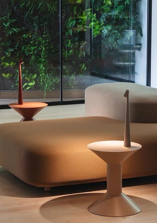 Nordic Portable Table Beside Lamp, Modern Dimmable LED Nursery Light - l'Ame du temps 