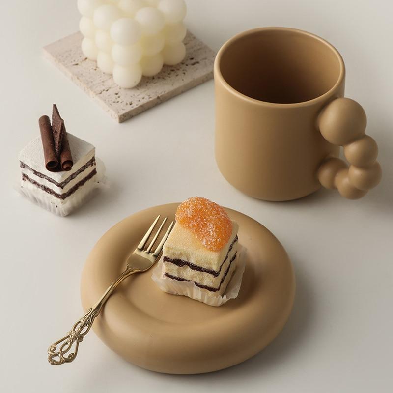 Retro Ceramic Mug Set - l'Ame du temps 